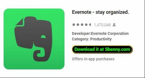 Evernote - stay organized. MOD APK