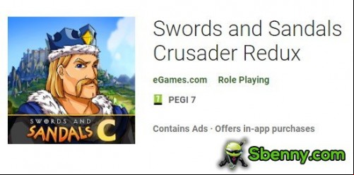 Swords and Sandals Crusader Redux MOD APK