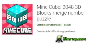 Mine Cube: 2048 3D Blocks merge number puzzle MOD APK